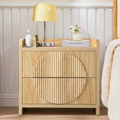 2-Drawer Nightstand (23.6" W)
