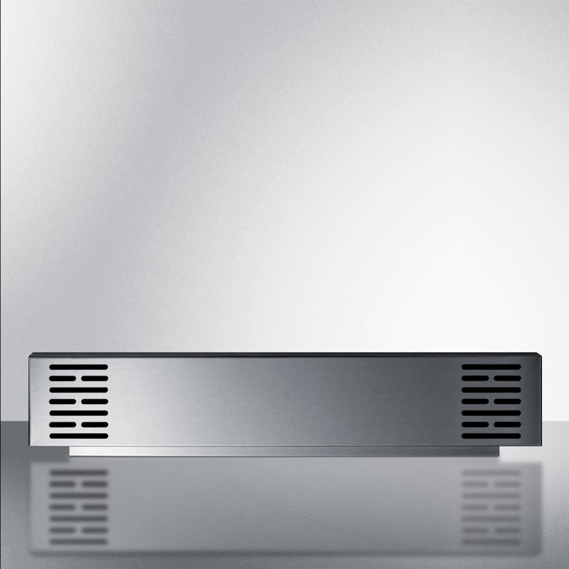 Summit Appliance 24" 2.92 Cubic Feet Electric Wall Oven with Soft Close Door, Stainless Steel