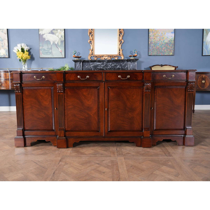 Buffet en Penhurst burled, Light Brown