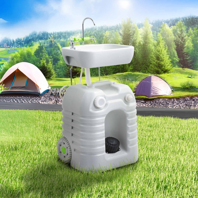 Station de lavage des mains portable 16,5 L avec robinet