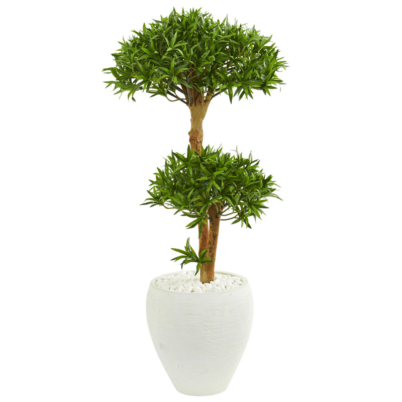 36'' Faux Bonsai Tree in Earthenware Pot