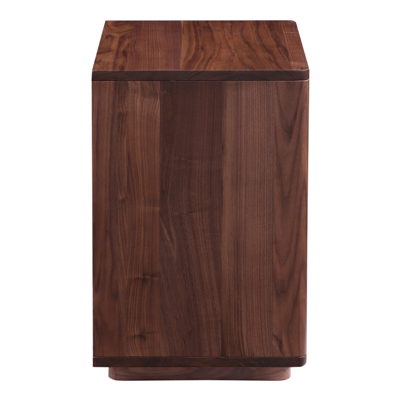 1 - Drawer Nightstand, Walnut
