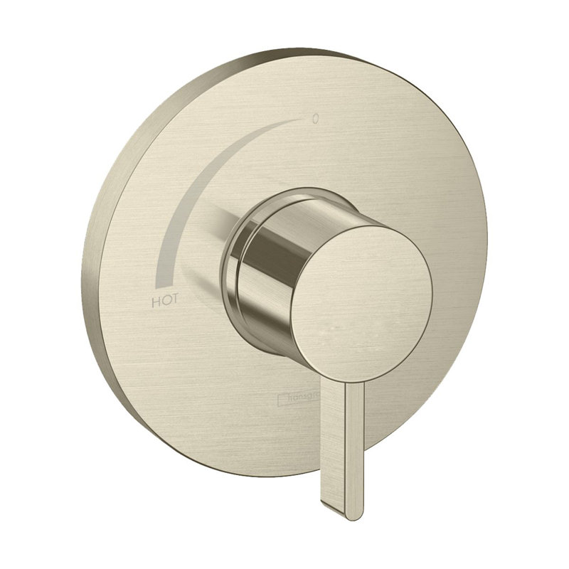 Ecostat S 1-Handle 6-Inch Wide Pressure/Shower Balance Valve Trim Only, Brushed Nickel