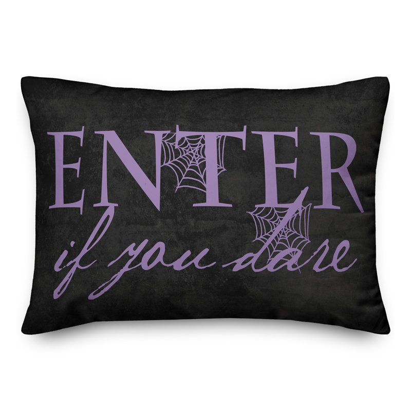 Coussin lombaire «Entrez si vous l'osez»