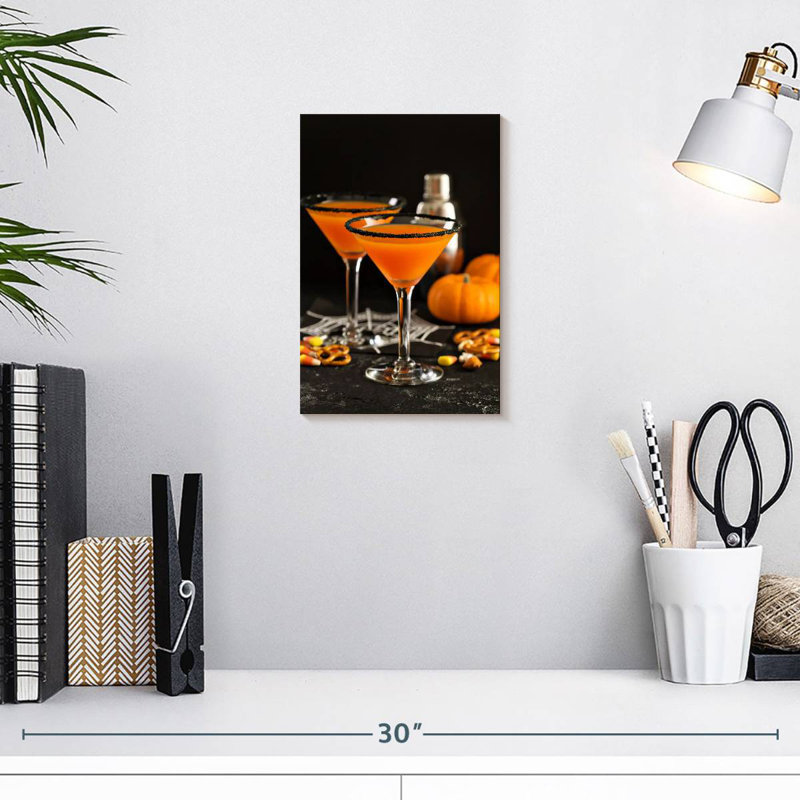 Yarlin Pumpkin Martini Cocktail, 12" H x 8" W