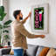 Cosmo Neon Sign Retro - Wrapped Canvas-1836644657-1836644659