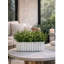 Faux Greenery Arangement in White Planter