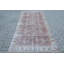 Tapis turc rétro vintage orange - tapis antique d'Anatolie pour le bureau ou la chambre à coucher