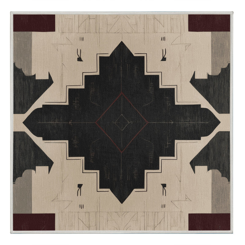 Monarch's Mosaic Rug, Square 7'