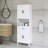71" Tall Bathroom Freestanding Cabinet With Adjustable Shelves-835262018