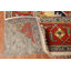 Tapis oriental ivoire en laine Medallion