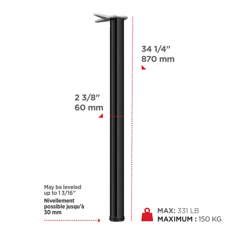 Adjustable Table Leg