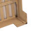 Canapé d'extérieur 3 places en bois d'acacia Boho de Paxton