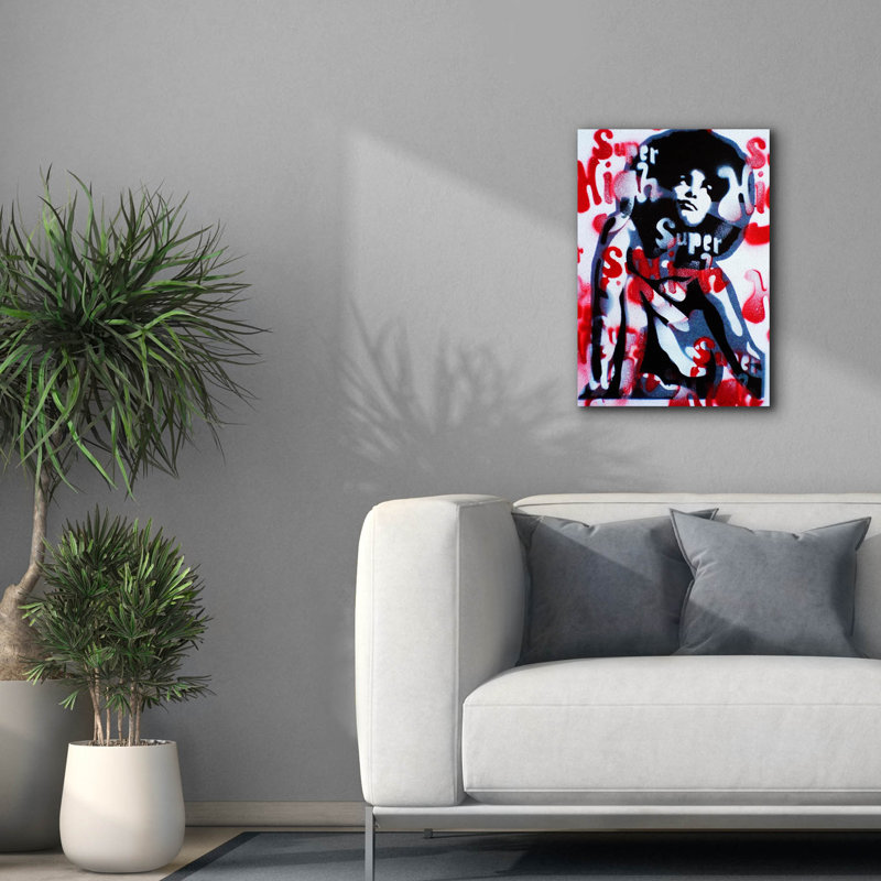 «Super High» par Abstract Graffiti, H 26 po x l 18 po x P 0,75 po