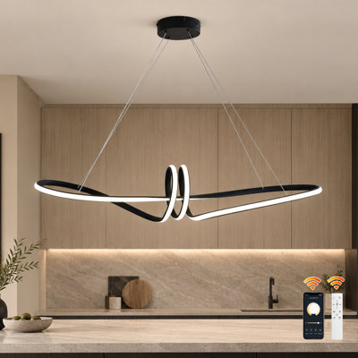 1-Light Dimmable Integrated LED Chandelier