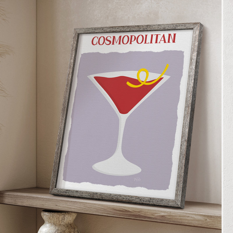 Cosmo Framed Print - Solid Wood, 11" H x 9" W