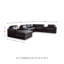 Canapé modulaire 8 pièces avec méridienne et consoles de rangement Bodie-122875032