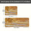 Tapis de cuisine abstraits, ensemble de 2 tapis de cuisine