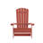 Bayfield All Weather 2 Slat Adirondack Chair with Poly Resin Wood and Stainless Steel Hardware-88681500