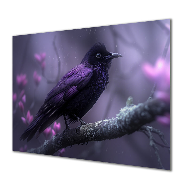 Girardi - Décoration murale oiseau, H 24 po x l 32 po x P 1 po, Métal