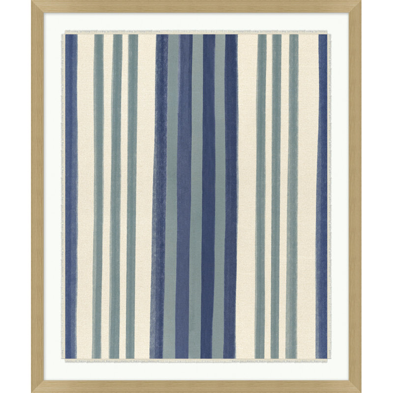Striped Textile 4 Print by Nathan Turner