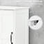 Tall Bathroom Storage - Slim Linen Cabinet With Open Shelf, Drawer, Recessed Doors & Adjustable Shelves In White Shelves,