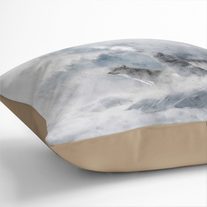 Square Cushion, 55cm H x 55cm W x 20cm D, Stone