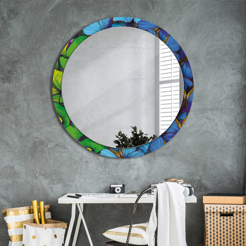 Huldar Glass Flat Wall Mirror