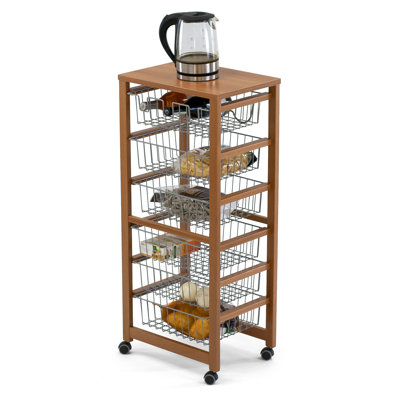 Bowles Solid Wood Kitchen Cart