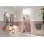 Stellar 42.25 in. x 78 in. Fully Frameless 3 Panel Inline Hinge Shower Door-206664908