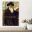 Self Portrait, C.1898 Abstract Contemporary Portrait Wall Art Print - Print-1136244085