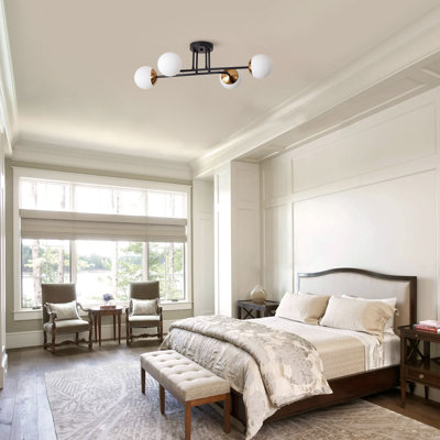 4*G9-Light Rustic Dimmable Semi-Flush Mount Light