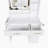 Vanity Desk With LED Mirror Lights And Power Outlet Charging Station, Makeup Dressing Table With 3 Drawers, 7 Shelves And Storage Stool, For Girls And Women (White)