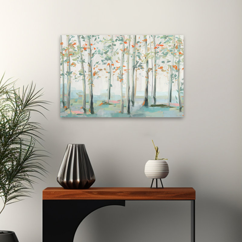 Forêt d'émeraude III, H 16 po x l 24 po