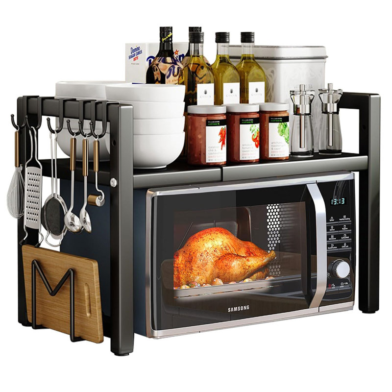 Adonnis Steel Baker's Rack with Microwave Compatibility