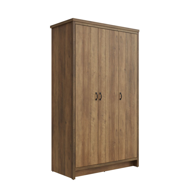 Foxton 3 Door Manufactured Wood Wardrobe