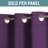 Blackout Curtains for Bedroom/Living Room 2 Panels Set - Thermal Insulated Room Darkening Grommet Top Curtains-735006378-735006342
