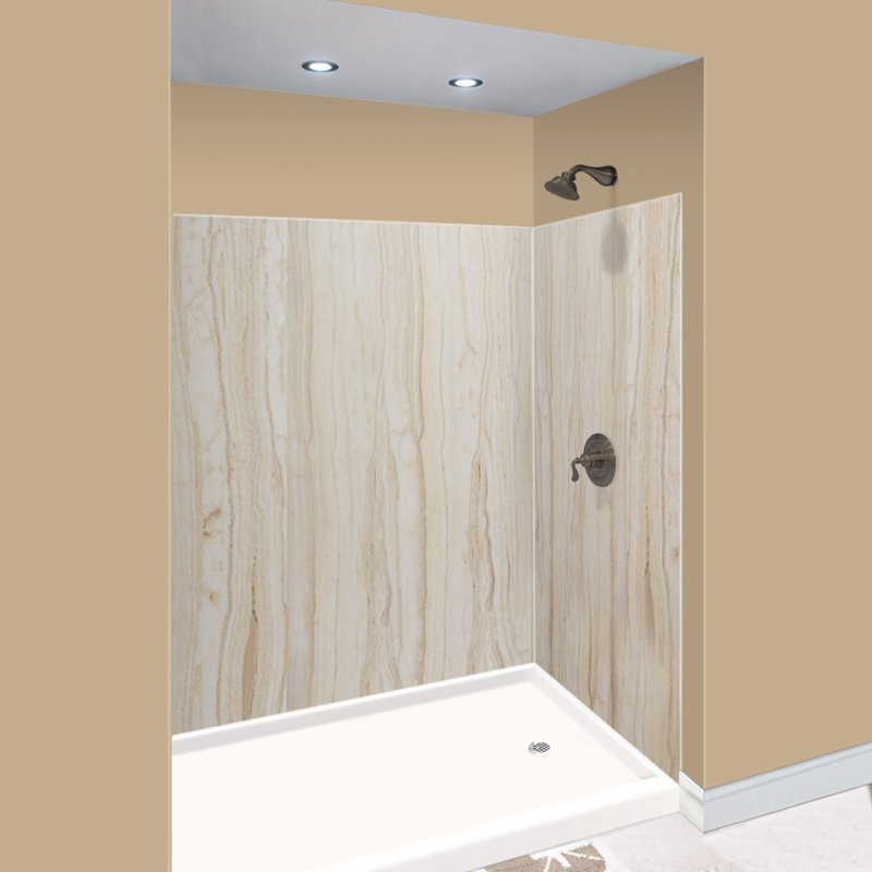 Paroi de douche à 3 panneaux Expressions, Sorento, H 72 po x l 60 po x P 48 po