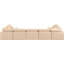Ensemble modulaire de coin en velours 7 pièces Itala-94482585