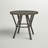 Bruce Ash Round Metal Base Dining Table-1029012781