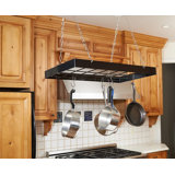 Steel Rectangle Wall Mounted Pot Rack