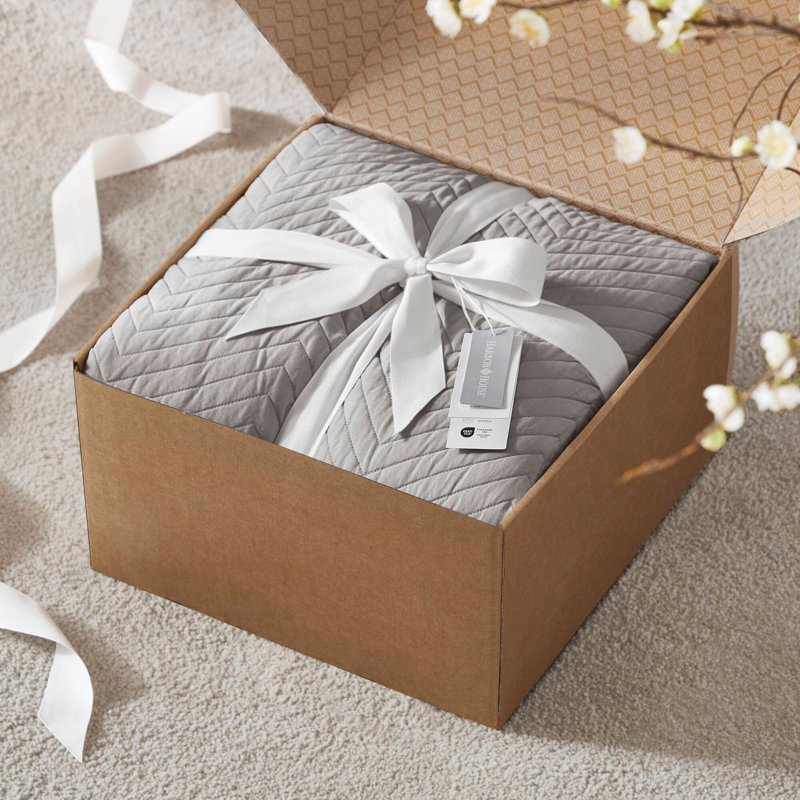King 3 Piece Cotton Quilt Set