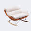 Chaise berçante double Nordic Light Luxury-100515889
