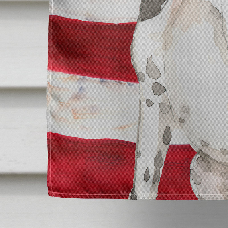 Drapeau de maison en polyester à 2 côtés Shahnur, Pointer anglais