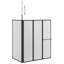Aart 1200mm W x 1370mm H Folding / Bi-Fold Framed Tub Door with Glass