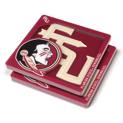 Acrylic Square 2 Piece Coaster Set