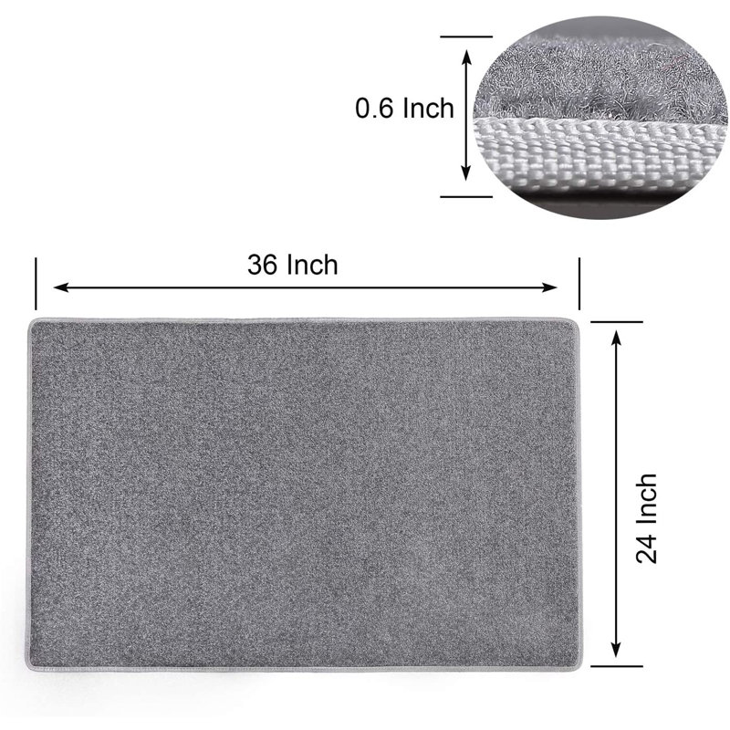 Tapis antidérapant Monterey, gris
