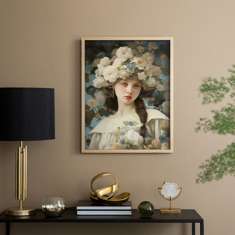 «WOMEN Series», reproduction encadrée en bois massif
