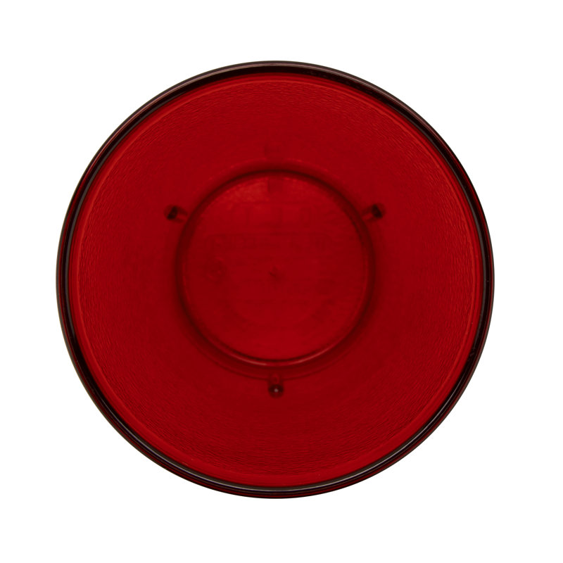 GET Gobelets de restaurant en plastique robustes, 16 oz, Rouge