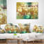 Fleurs de camomille Beautiful Blossom - coussin à imprimé floral-30722061-30722065